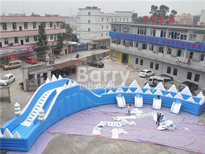Cheap Christmas Commercial Inflatable Water Slides For Sale BY-WS-0114